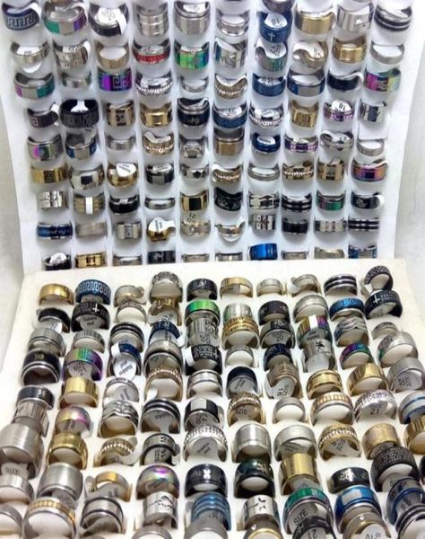 wholewhole 100pcs mix lot men women fashion stainless steel rings mix32769216966, Golden;silver
wholewhole 100pcs mix lot men women fashion stainless steel rings mix32769216966, Golden;silver