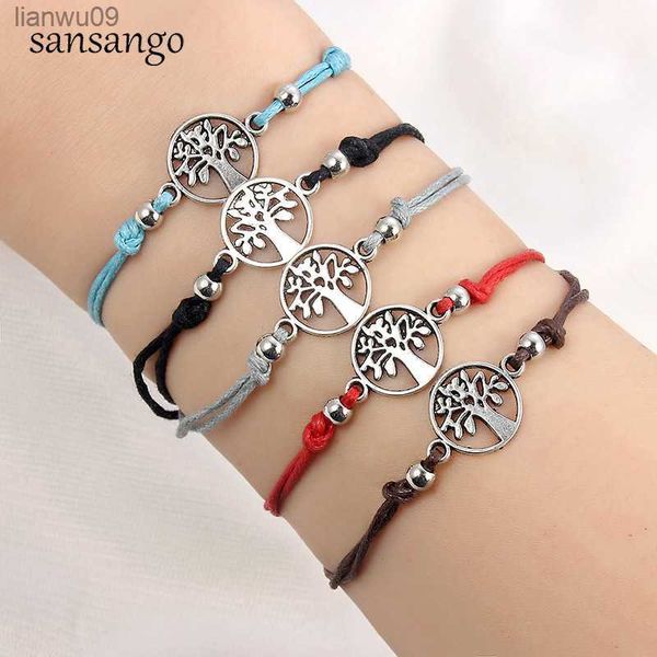 12 pcs antique silver color tree of life shape alloy charm bracelet cord bangle for women men fashion jewelry with birthday l230704, Black
12 pcs antique silver color tree of life shape alloy charm bracelet cord bangle for women men fashion jewelry with birthday l230704, Black