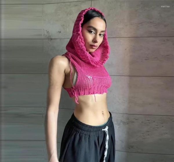 women039s sweaters knit hooded tank sleeveless knitted sweater vest streetwear fashion y2k crochet crop autumn clothes7531899, White;black
women039s sweaters knit hooded tank sleeveless knitted sweater vest streetwear fashion y2k crochet crop autumn clothes7531899, White;black