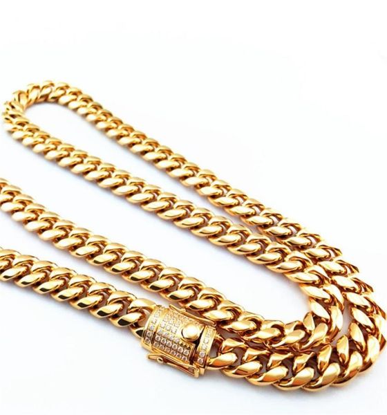 14mm 1830inches mens cuban miami link necklace stainless steel cz clasp iced out gold hip hop chain necklace 96 u23589125, Silver
14mm 1830inches mens cuban miami link necklace stainless steel cz clasp iced out gold hip hop chain necklace 96 u23589125, Silver