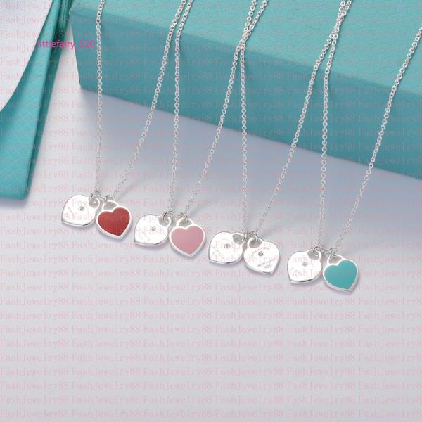 designer single peach heart necklace woman stainless steel blue pink green pendant luxury jewelry valentine's day christmas gift wholes, Silver
designer single peach heart necklace woman stainless steel blue pink green pendant luxury jewelry valentine's day christmas gift wholes, Silver