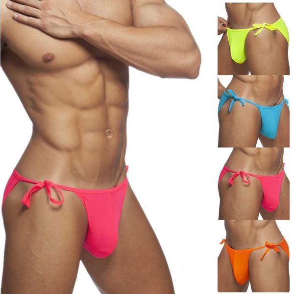2021 men's swimming trunks solid color tethered beachwear low waist bikini menr7xl, White;black
2021 men's swimming trunks solid color tethered beachwear low waist bikini menr7xl, White;black