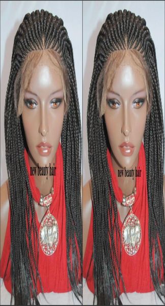 180density handmade lace frontal cornrow wig africa american women style box braid wig crochet braids lace front wig with baby hai5515795, Black
180density handmade lace frontal cornrow wig africa american women style box braid wig crochet braids lace front wig with baby hai5515795, Black