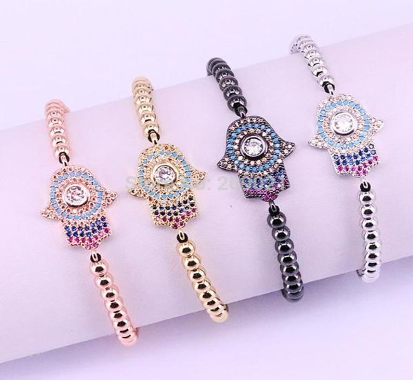 10pcs 4mm round brass beads fashion micro pave cz hamsa hand braiding macrame bracelet t71906153832973, Black
10pcs 4mm round brass beads fashion micro pave cz hamsa hand braiding macrame bracelet t71906153832973, Black
