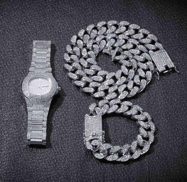 watch necklace bracelet hiphop curb cuban chain gold iced out miami paved rhinestones cz bling rapper for men party jewelry gift x8698037, Black
watch necklace bracelet hiphop curb cuban chain gold iced out miami paved rhinestones cz bling rapper for men party jewelry gift x8698037, Black