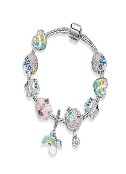 new 925 silver rainbow bracelet sky flower charm beads chain charms bracelets birthday gift diy jewelry6979454, Golden;silver
new 925 silver rainbow bracelet sky flower charm beads chain charms bracelets birthday gift diy jewelry6979454, Golden;silver