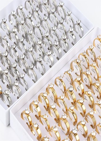20pcslot fashion stainless steel wedding rhinestone rings for men women exquisite gold silver color simple trend jewelry engageme6681319, Slivery;golden
20pcslot fashion stainless steel wedding rhinestone rings for men women exquisite gold silver color simple trend jewelry engageme6681319, Slivery;golden