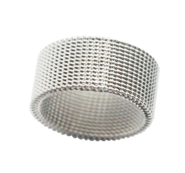 mesh ring 10mm wide silver color stainless steel ring women men ring size fashion jewelry accessories band strap9101834, Golden;silver
mesh ring 10mm wide silver color stainless steel ring women men ring size fashion jewelry accessories band strap9101834, Golden;silver