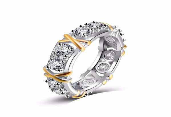 twocolor classic white crystal pave woman silver color rings fashion wedding jewelry cross x shape ring for women gift1700003
twocolor classic white crystal pave woman silver color rings fashion wedding jewelry cross x shape ring for women gift1700003