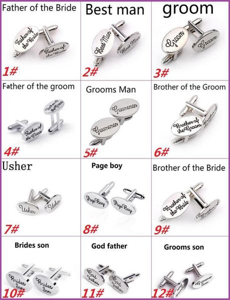 mens wedding cufflinks oval shirt cuff link clips mangrooms groomsman usher page boy letters cufflinks gift accessorie3614109, Silver
mens wedding cufflinks oval shirt cuff link clips mangrooms groomsman usher page boy letters cufflinks gift accessorie3614109, Silver