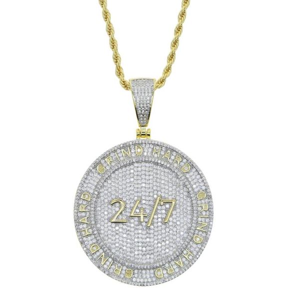 drop ship hip hop penadnt necklace with gold plated engraved letter grind hard with full cubic zircon paved round charm punk style2964958, Silver
drop ship hip hop penadnt necklace with gold plated engraved letter grind hard with full cubic zircon paved round charm punk style2964958, Silver