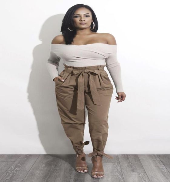 women casual high waist pants solid color bandage design harem pants fashion trousers with sashes7033945, Black;white
women casual high waist pants solid color bandage design harem pants fashion trousers with sashes7033945, Black;white