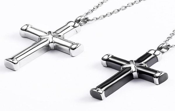 mens women charm stainless steel cross necklace black small pendant fashion jewelry design chain punk trendy necklaces for men per6200209, Silver
mens women charm stainless steel cross necklace black small pendant fashion jewelry design chain punk trendy necklaces for men per6200209, Silver