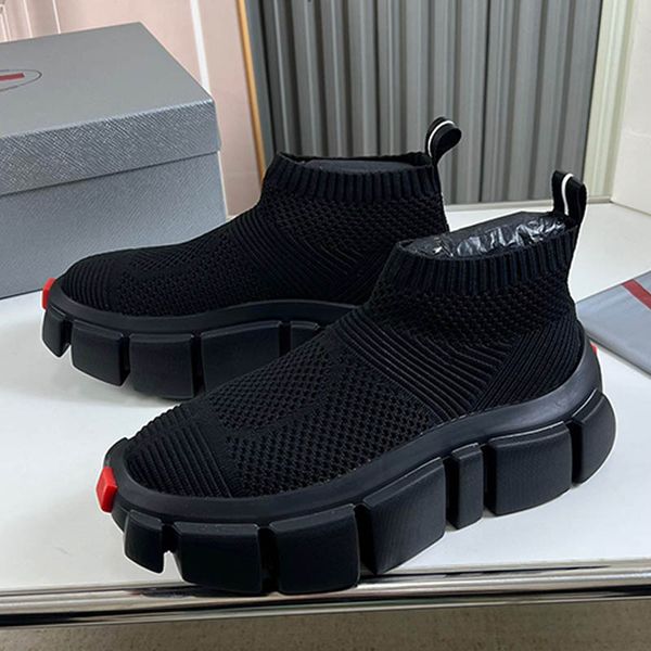 socks casual shoes luxury mens designers sports shoes triangle signature knitted upper cowhide lining outdoor casual running shoes scarpe ca, Black
socks casual shoes luxury mens designers sports shoes triangle signature knitted upper cowhide lining outdoor casual running shoes scarpe ca, Black