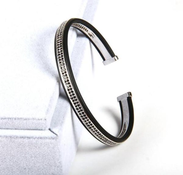 1pcs high grade jewelry open cuff sivler bangles men women double raw black cz beads bracelets bangle cuff bracelets for men7942175
1pcs high grade jewelry open cuff sivler bangles men women double raw black cz beads bracelets bangle cuff bracelets for men7942175