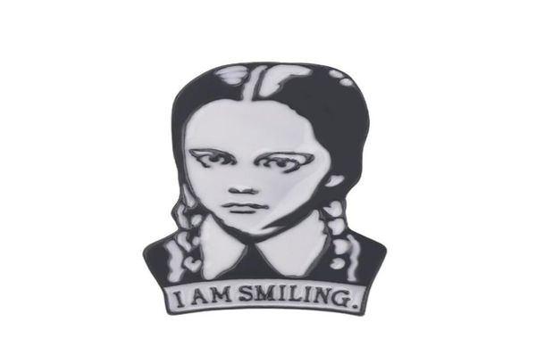 adams family brooch wednesday enamel pin i am smiling hard lapel pins figure girl broche jewelry accessories gift9024800, Gray
adams family brooch wednesday enamel pin i am smiling hard lapel pins figure girl broche jewelry accessories gift9024800, Gray