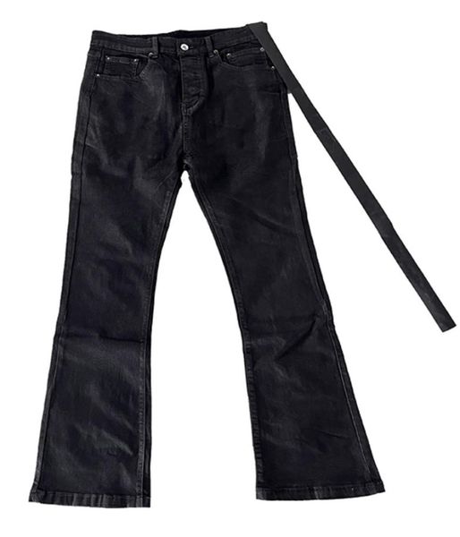 men039s jeans ro style niche dark brush wax coating pure black high elastic ribbon jeans wide leg micro flare pants look thin8113926, Blue
men039s jeans ro style niche dark brush wax coating pure black high elastic ribbon jeans wide leg micro flare pants look thin8113926, Blue