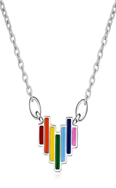 tf227 s925 sterling silver rainbow love heartshaped pendant necklaces net red creative short clavicle chain necklace for women j3342822
tf227 s925 sterling silver rainbow love heartshaped pendant necklaces net red creative short clavicle chain necklace for women j3342822