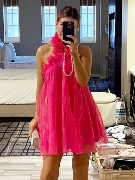 urban dresse y2k ruffle trim halter tulle dress sleeveless backless mini summer beach aesthetic fairycore dresses 230711, White;black
urban dresse y2k ruffle trim halter tulle dress sleeveless backless mini summer beach aesthetic fairycore dresses 230711, White;black