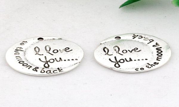 100pcs antique silver alloy i love you to the moon back charms diy jewelry 19 x 20mm1105334, Bronze;silver
100pcs antique silver alloy i love you to the moon back charms diy jewelry 19 x 20mm1105334, Bronze;silver