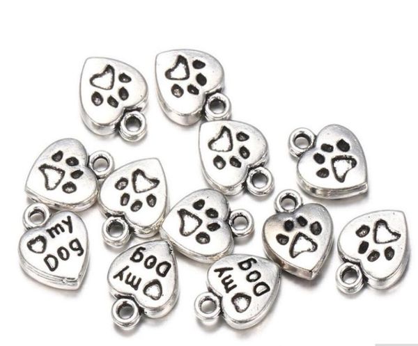 300pcslot vintage tibetan silver love my dogs heart charms pendants 13x10mm charms for jewelry making diy bracelet necklace7295398, Bronze;silver
300pcslot vintage tibetan silver love my dogs heart charms pendants 13x10mm charms for jewelry making diy bracelet necklace7295398, Bronze;silver