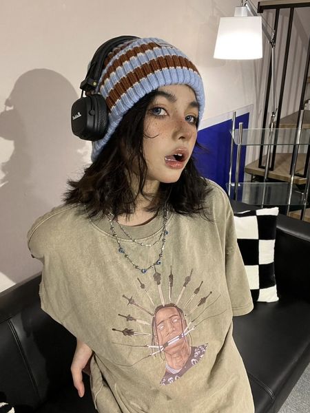 women's tshirt american high street hiphop retro short sleeved tshirt women pure cotton loose oversize brand half harajuku 230711, White
women's tshirt american high street hiphop retro short sleeved tshirt women pure cotton loose oversize brand half harajuku 230711, White