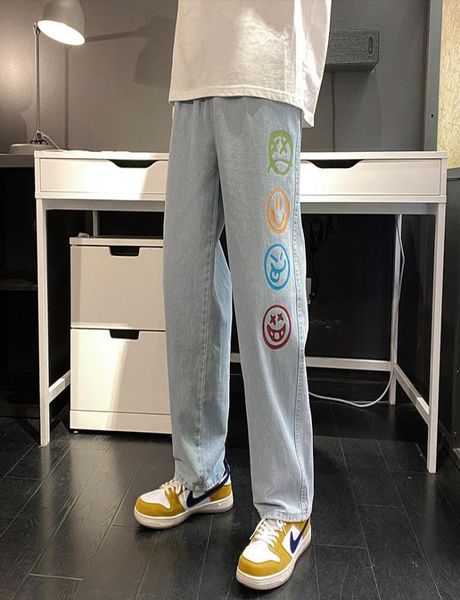 men039s jeans men smile printed graphic baggy 2022 spring autumn mens streetwear cargo pants black denim joggers male vintage t4754213, Blue
men039s jeans men smile printed graphic baggy 2022 spring autumn mens streetwear cargo pants black denim joggers male vintage t4754213, Blue