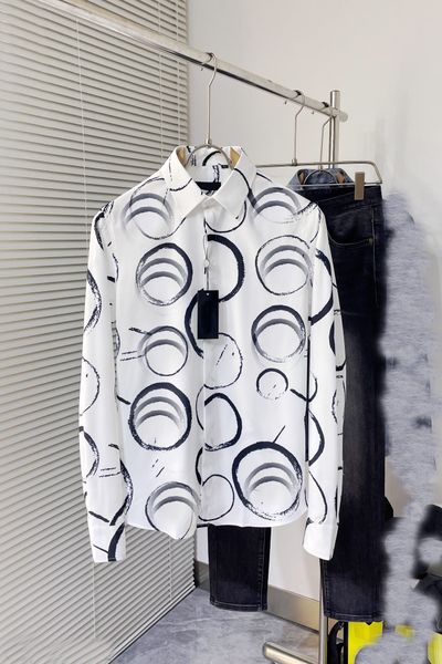 2023 luxury designer men's shirt fashion casual street p luxury shirt autumn summer slimming the most avant-garde european and american, White;black
2023 luxury designer men's shirt fashion casual street p luxury shirt autumn summer slimming the most avant-garde european and american, White;black