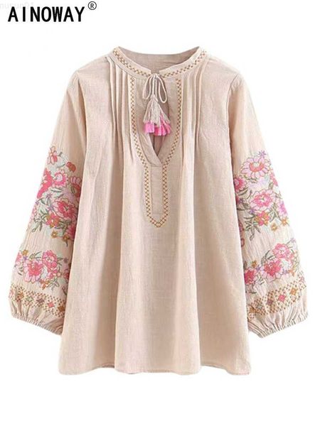 women's blouses shirts spring fashion women tassel floral embroidery linen cotton beach bohemian blouse shirts long sleeve loose boho, White
women's blouses shirts spring fashion women tassel floral embroidery linen cotton beach bohemian blouse shirts long sleeve loose boho, White