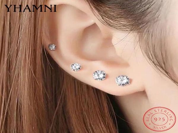 yhamni original 925 sterling silver earrings for womenmen small 3mm4mm5mm6mm7mm8mm zircon stud earrings girl child aretes e36023221, Golden;silver
yhamni original 925 sterling silver earrings for womenmen small 3mm4mm5mm6mm7mm8mm zircon stud earrings girl child aretes e36023221, Golden;silver