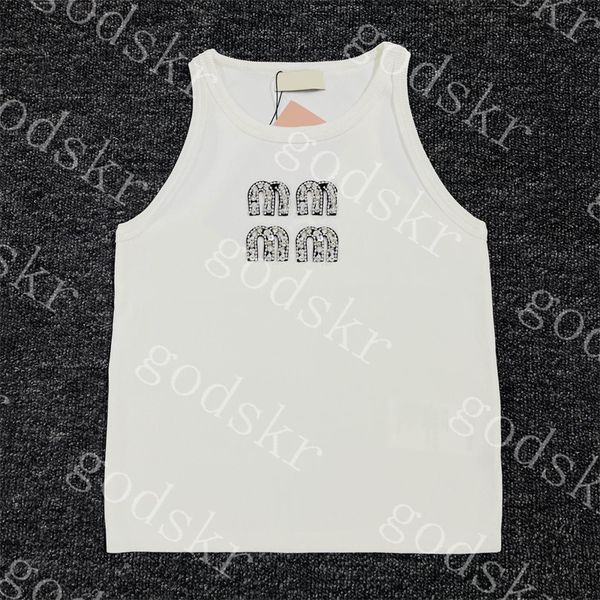designer white tanks letter beaded t shirt womens knitted camisoles original quality ladies clothing, Black;white
designer white tanks letter beaded t shirt womens knitted camisoles original quality ladies clothing, Black;white