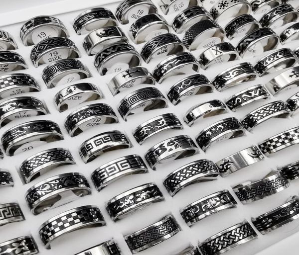 mix styles fashion band rings for men mixed sizes stainless steel black ring whole and retail jewelry5873584, Silver
mix styles fashion band rings for men mixed sizes stainless steel black ring whole and retail jewelry5873584, Silver