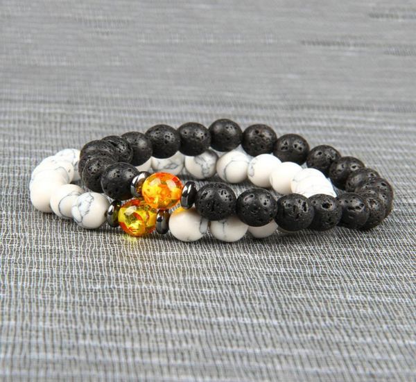 couples distance jewelry whole 8mm white beads and black lave rock stone bead bracelets gift for men and women1169489
couples distance jewelry whole 8mm white beads and black lave rock stone bead bracelets gift for men and women1169489