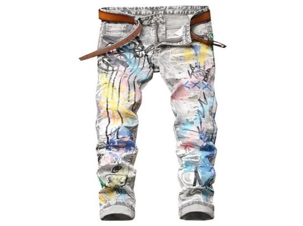 small straight barrel splash ink colorful printing men039s jeans slim micro stretch trendy denim for male pants pantalons pour 5488657, Blue
small straight barrel splash ink colorful printing men039s jeans slim micro stretch trendy denim for male pants pantalons pour 5488657, Blue