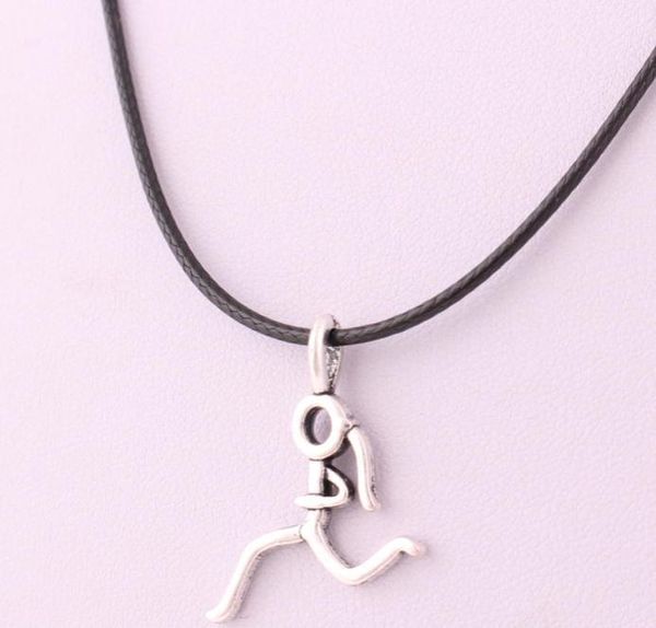 simple style stick figure running girl cartoon leather necklace runner sports women jewelry6752343, Silver
simple style stick figure running girl cartoon leather necklace runner sports women jewelry6752343, Silver