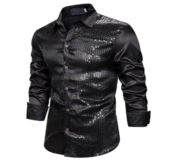 adisputent silk shiny nightclub men039s luxury sequin dress longsleeved shirt stage dance graduation set shirts6447645, White;black
adisputent silk shiny nightclub men039s luxury sequin dress longsleeved shirt stage dance graduation set shirts6447645, White;black
