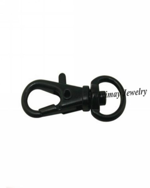 100pcs black swivel metal lobster clasp for outdoors activities 32mm alloy snap hook 1741160
100pcs black swivel metal lobster clasp for outdoors activities 32mm alloy snap hook 1741160