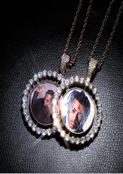 men women custom made rotatable po pendant double sided medallions pendant necklace gifts zircon pendant6258346, Silver
men women custom made rotatable po pendant double sided medallions pendant necklace gifts zircon pendant6258346, Silver