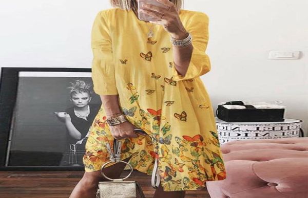 2020 summer loose women dress female oneckfloral print plus size 5xl three quartersleeve party dress casual boho beach dresses8955487, Black;gray
2020 summer loose women dress female oneckfloral print plus size 5xl three quartersleeve party dress casual boho beach dresses8955487, Black;gray