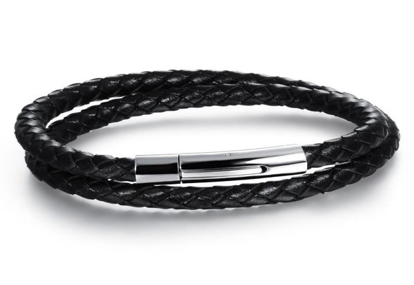 double layer leather bracelets classical handmade leather knitted stainless steel men bracelet jewelry4515037, Golden;silver
double layer leather bracelets classical handmade leather knitted stainless steel men bracelet jewelry4515037, Golden;silver