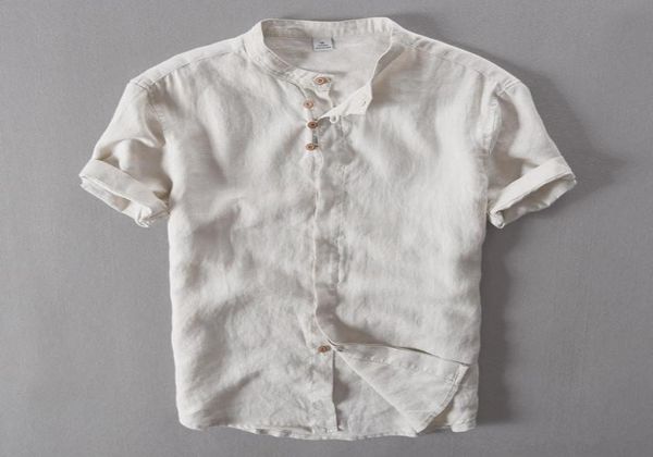 men039s pure linen casual short sleeved shirt chinese collar 100 linen shirts men brand fashion mens shirt summer camisa soc5435355, White;black
men039s pure linen casual short sleeved shirt chinese collar 100 linen shirts men brand fashion mens shirt summer camisa soc5435355, White;black