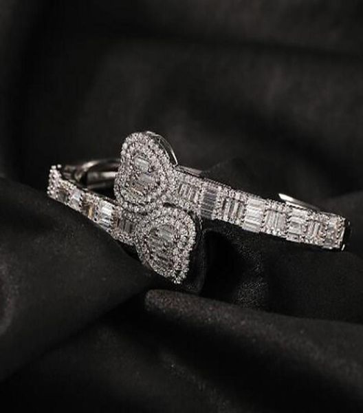 14k white gold plated heart bangle diamond baguette bracelets opening size cubic zirconia hiphop jewelry for men women gifts9843735, Black
14k white gold plated heart bangle diamond baguette bracelets opening size cubic zirconia hiphop jewelry for men women gifts9843735, Black