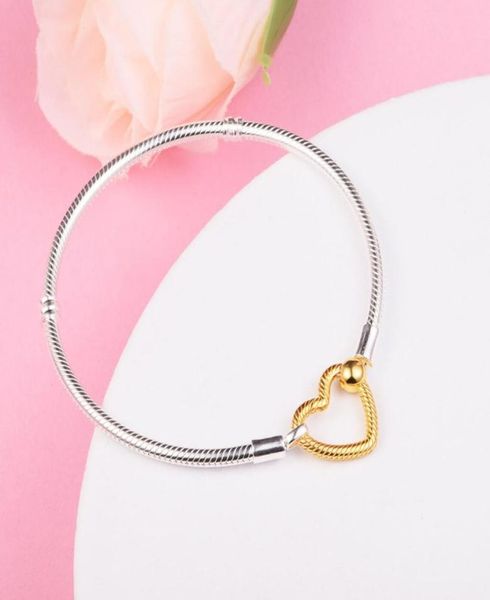 925 sterling silver heart closure chain bracelet fits for european charms and beads1698695, Golden;silver
925 sterling silver heart closure chain bracelet fits for european charms and beads1698695, Golden;silver