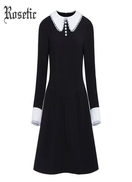 rosetic vintage dress women black autumn patchwork aline dress slim peter pan collar lady office preppy fashion gothic dresses y26914594, White;black
rosetic vintage dress women black autumn patchwork aline dress slim peter pan collar lady office preppy fashion gothic dresses y26914594, White;black