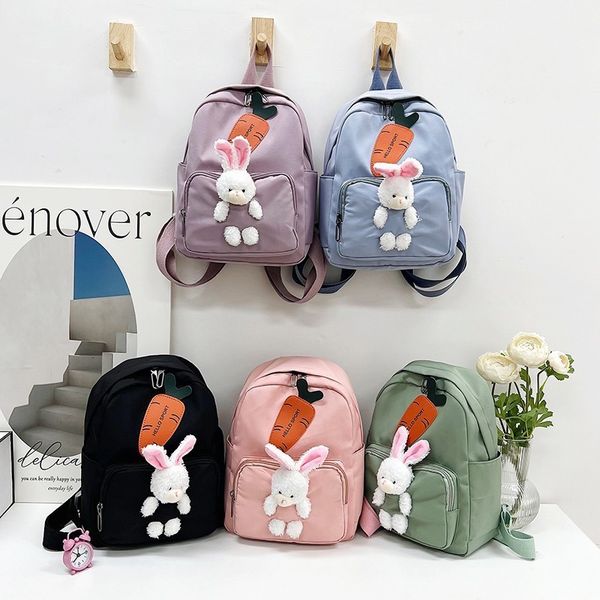 school bags kindergarten girls' school bag cute plush rabbit backpack lightweight nylon breathable boys' bag age 3 to 6 230712
school bags kindergarten girls' school bag cute plush rabbit backpack lightweight nylon breathable boys' bag age 3 to 6 230712