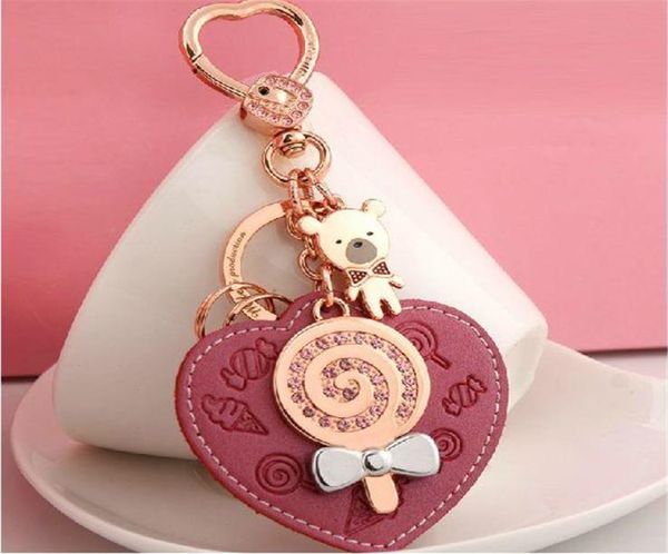 2017 fashion brand women keychain heart with bear heart lover keychain car keyring female fashion bag chain8280669, Slivery;golden
2017 fashion brand women keychain heart with bear heart lover keychain car keyring female fashion bag chain8280669, Slivery;golden