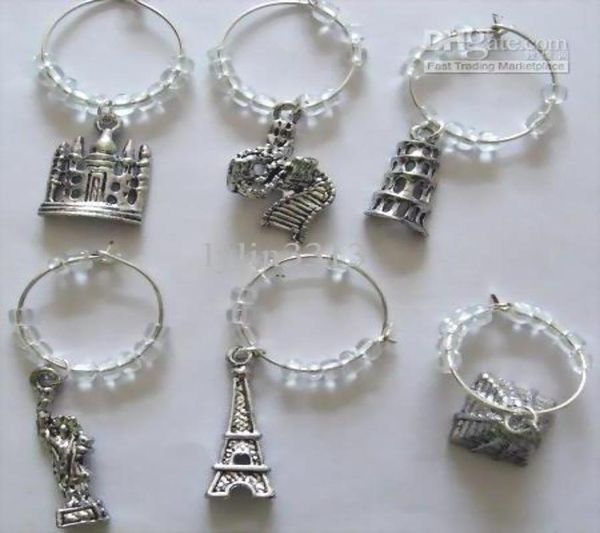 50 sets retro silver beads wine glass charms world interest place club party decoration prom gift9772047, Bronze;silver
50 sets retro silver beads wine glass charms world interest place club party decoration prom gift9772047, Bronze;silver