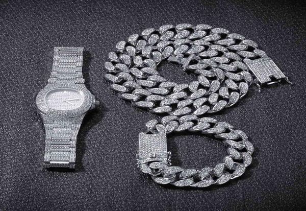 watch necklace bracelet hiphop curb cuban chain gold iced out miami paved rhinestones cz bling rapper for men party jewelry gift x7326214, Black
watch necklace bracelet hiphop curb cuban chain gold iced out miami paved rhinestones cz bling rapper for men party jewelry gift x7326214, Black