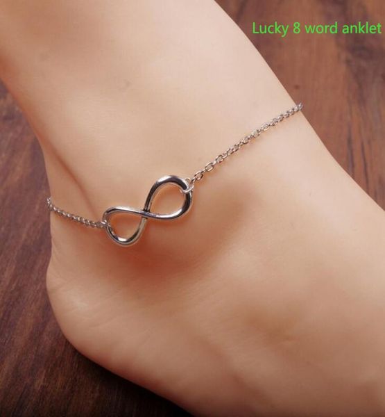 foot jewelry charm anklets bracelets lucky 8 word anklet for women beach pool party ankle bracelet1082806, Red;blue
foot jewelry charm anklets bracelets lucky 8 word anklet for women beach pool party ankle bracelet1082806, Red;blue