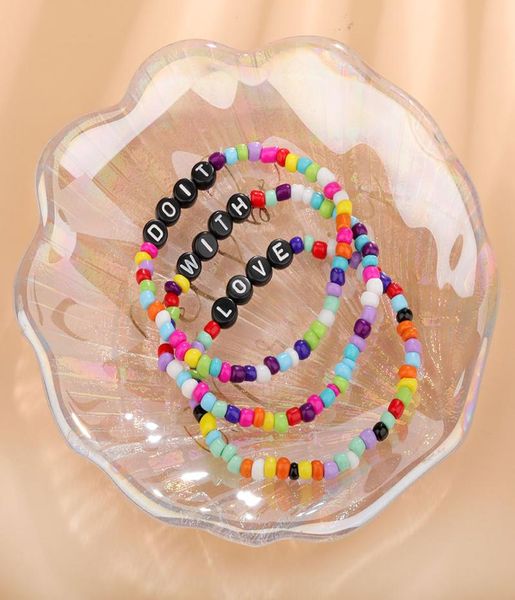 boho happy faith chic friendship bracelet for girls women summer beach jewelry colorful seed beads charm letter bracelets4361476, Black
boho happy faith chic friendship bracelet for girls women summer beach jewelry colorful seed beads charm letter bracelets4361476, Black